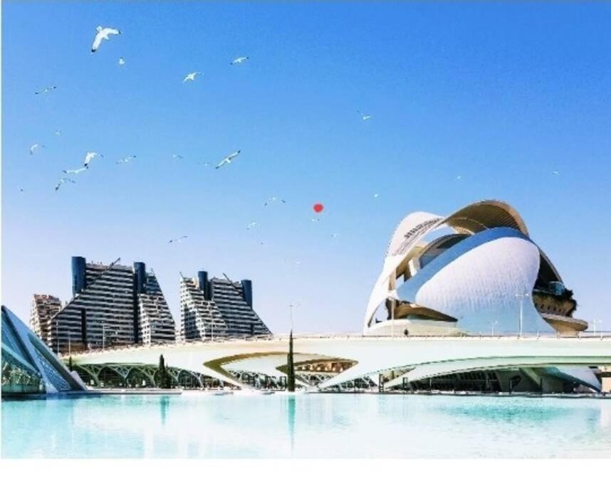 Apartamento Junto Al Mar Con Wifi Y Piscina Сагунт Екстериор снимка